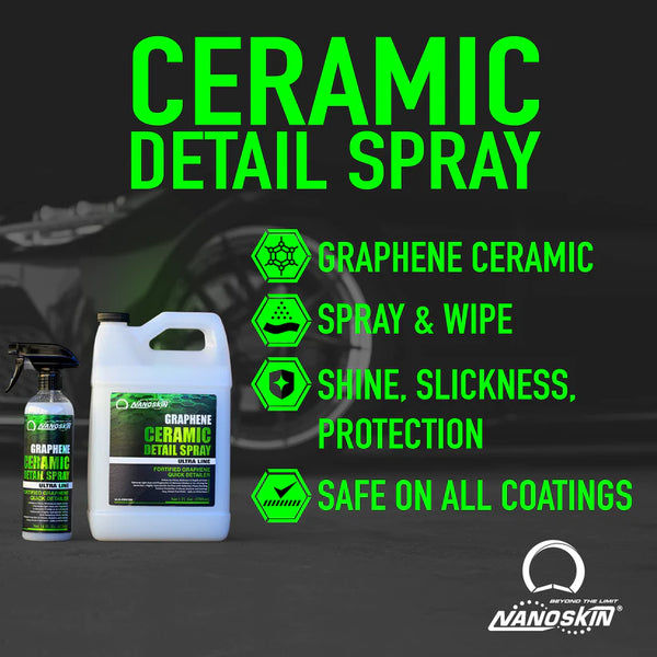 Ceramic Detail Spray - Quick Detailer, Streak Free Formula!